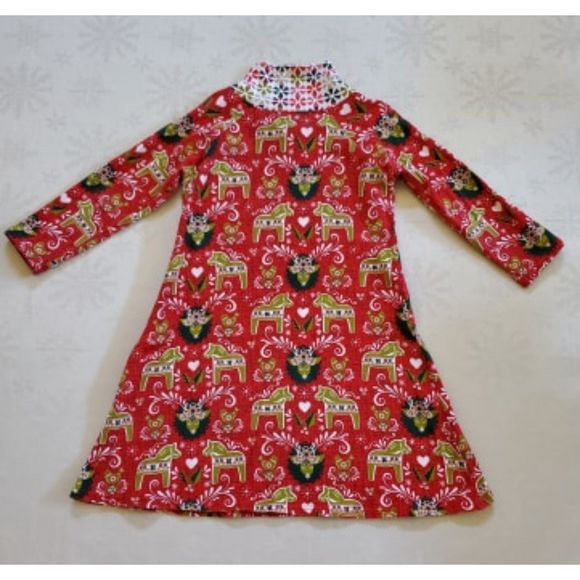 Jelly The Pug Girls Size 7 Holiday Savannah Knit Dress Only - Picture 2 of 3